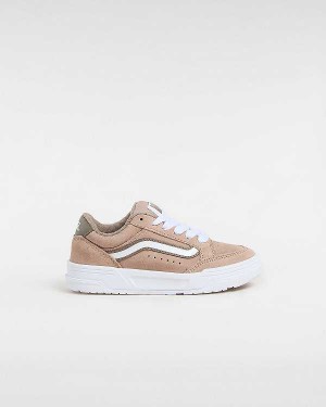 Kids' Vans Hylane SUEDE Warm Taupe (4-8 years) Sneakers Brown Malaysia | VN5479201