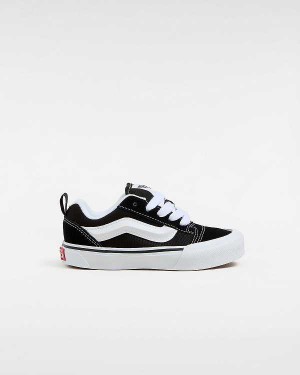 Kids' Vans Knu Skool (4-8 Years) Sneakers Black Malaysia | VN0872354