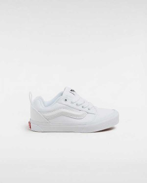 Kids' Vans Knu Skool (4-8 Years) Sneakers White Malaysia | VN1342697