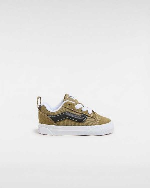 Kids' Vans Knu Skool Elastic Lace (1-4 Years) Sneakers Green Malaysia | VN6901723