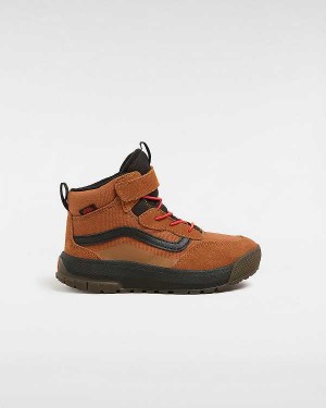 Kids' Vans MTE Mini Crest (4-8 Years) Hiking Boots Orange Malaysia | VN9123546