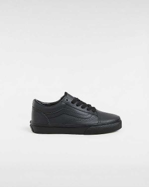 Kids' Vans Old Skool (8-14 Years) Sneakers Black Malaysia | VN6409283