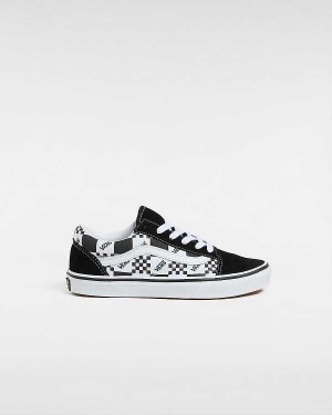 Kids' Vans Old Skool (8-14 Years) Sneakers Black Malaysia | VN2107845