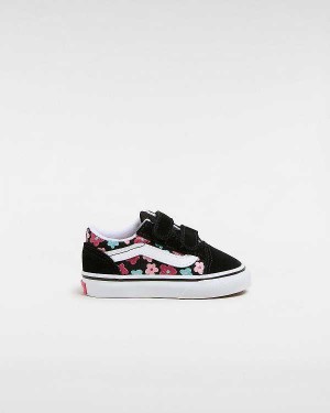 Kids' Vans Old Skool Hook And Loop (1-4 Years) Sneakers Multicolor Malaysia | VN6902817