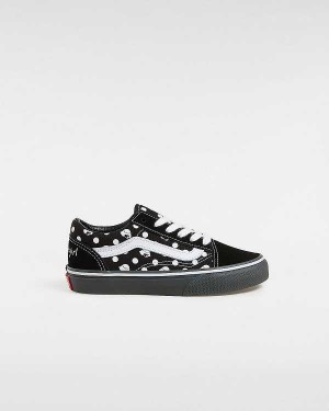 Kids' Vans Vans X Papergirl Old Skool (4-8 Years) Sneakers Black Malaysia | VN0587962