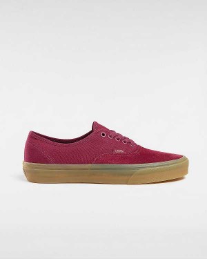 Men Vans Authentic Sneakers Red Malaysia | VN0419658