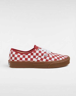 Men Vans Authentic Sneakers Red Malaysia | VN5902814