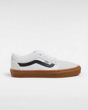 Men Vans Chukka Low Sidestripe Skate Shoes White Malaysia | VN4190725