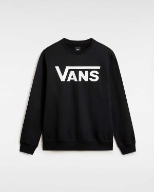 Men Vans Classic III Crew Sweatshirt Black Malaysia | VN1652978