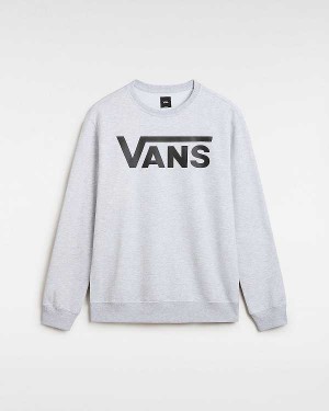 Men Vans Classic III Crew Sweatshirt Grey Malaysia | VN1076825