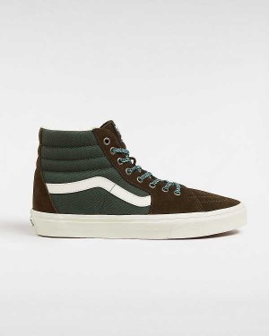 Men Vans Colour Theory Sk8-Hi Skate Shoes Green Malaysia | VN1340869