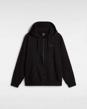 Men Vans Essential Relaxed Hoodie Black Malaysia | VN1703469