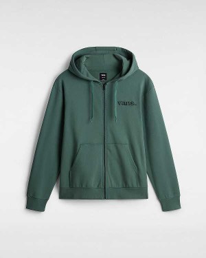 Men Vans Essential Relaxed Hoodie Green Malaysia | VN4298016