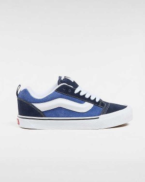 Men Vans Knu Skool Skate Shoes Blue Malaysia | VN0789142