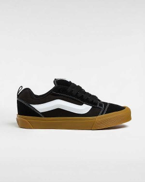 Men Vans Knu Skool Sneakers Black Malaysia | VN6285094