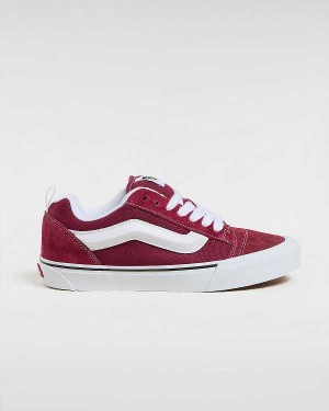 Men Vans Knu Skool Sneakers Burgundy Malaysia | VN3072196