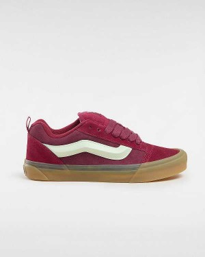 Men Vans Knu Skool Sneakers Red Malaysia | VN5381690