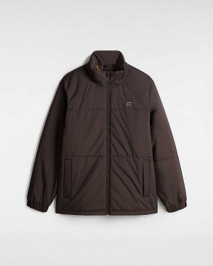 Men Vans MTE Norris Puffer Jacket Brown Malaysia | VN6274950