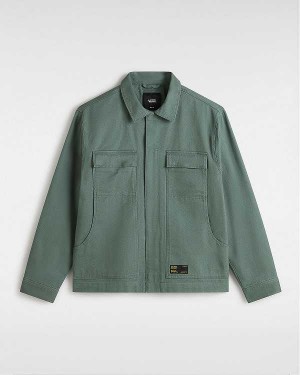 Men Vans Mcavoy Station Jacket Green Malaysia | VN6192540