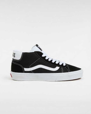 Men Vans Mid Skool 37 Sneakers Black Malaysia | VN9518246