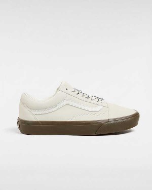 Men Vans Old Skool Hairy Suede Sneakers White Malaysia | VN6279580