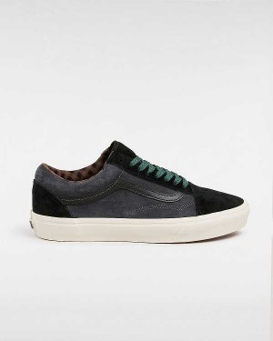 Men Vans Old Skool Pig Suede Sneakers Grey Malaysia | VN8201796