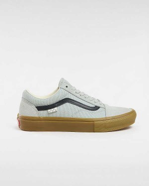 Men Vans Old Skool Skate Shoes Grey Malaysia | VN1546389