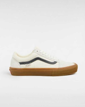 Men Vans Old Skool Skate Shoes White Malaysia | VN9126074