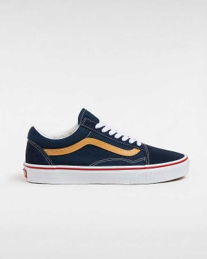 Men Vans Old Skool Sneakers Blue Malaysia | VN8654209