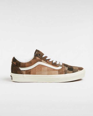 Men Vans Old Skool Sneakers Brown Malaysia | VN4578396