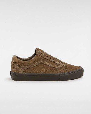 Men Vans Old Skool Sneakers Brown Malaysia | VN7352094