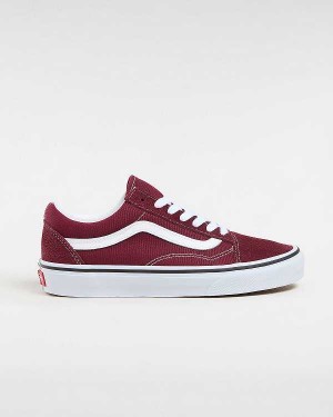 Men Vans Old Skool Sneakers Burgundy Malaysia | VN6587324