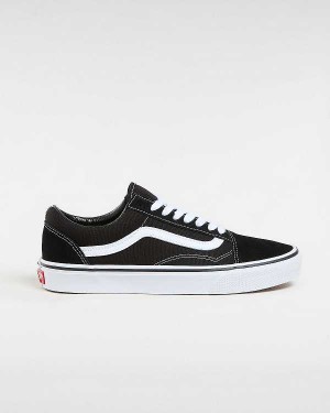 Men Vans Old Skool Wide Fit Sneakers Black Malaysia | VN9178240