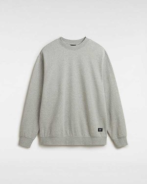 Men Vans Original Standards Loose Crew Sweatshirt Grey Malaysia | VN3642019