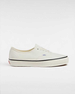 Men Vans Premium Authentic 44 Duck Canvas Shoes White Malaysia | VN0253961