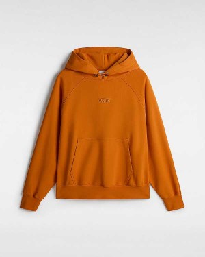 Men Vans Premium Hoodie Orange Malaysia | VN9476320