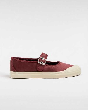 Men Vans Premium Lo Pro Satin Mary Janes Red Malaysia | VN7425610