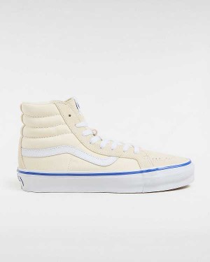 Men Vans Premium Sk8-Hi 38 Reissue Skate Shoes White Malaysia | VN6301254