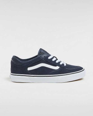 Men Vans Rowley Classic Sneakers Blue Malaysia | VN4057829