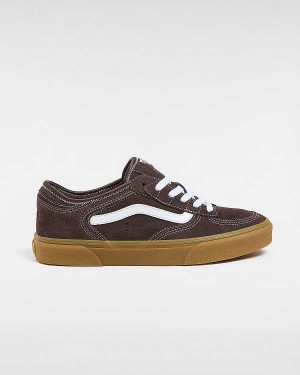 Men Vans Rowley Classic Sneakers Brown Malaysia | VN4215937