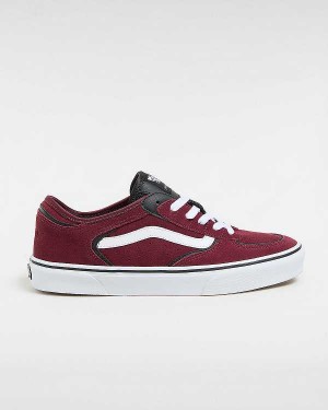 Men Vans Rowley Classic Sneakers Burgundy Malaysia | VN3875942