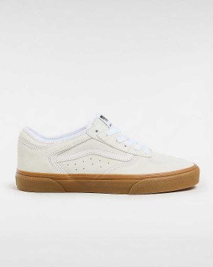 Men Vans Rowley Classic Sneakers White / Beige Malaysia | VN4716092