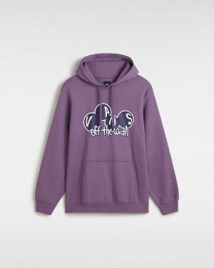 Men Vans Scuttle Hoodie Purple Malaysia | VN6387524