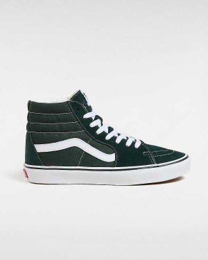 Men Vans Sk8-Hi Skate Shoes Green Malaysia | VN7369814