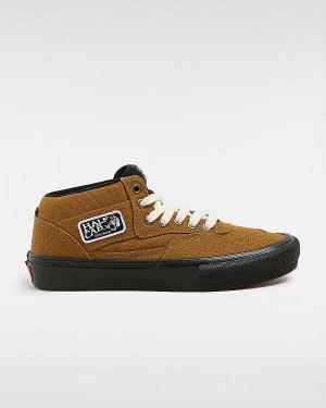 Men Vans Skate Half Cab Duck Canvas Shoes Brown Malaysia | VN9061872