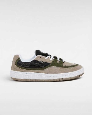 Men Vans Speed LS Skate Shoes Beige Malaysia | VN7054196