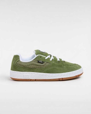 Men Vans Speed LS Skate Shoes Green Malaysia | VN4850319