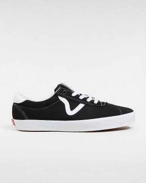 Men Vans Sport Low Sneakers Black Malaysia | VN7215348