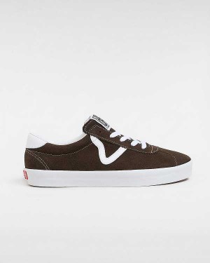 Men Vans Sport Low Sneakers Brown Malaysia | VN9763124