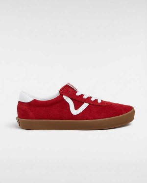 Men Vans Sport Low Sneakers Red Malaysia | VN7305462